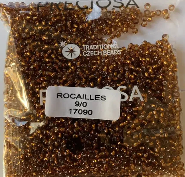 Preciosa Round Seed Beads 17090 9/0  3.5 Oz 3