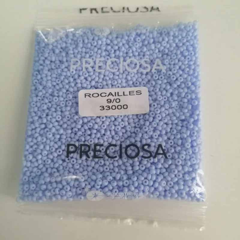 Preciosa Round Seed Beads 33000 9/0 52 gr. 1.8 Oz 5