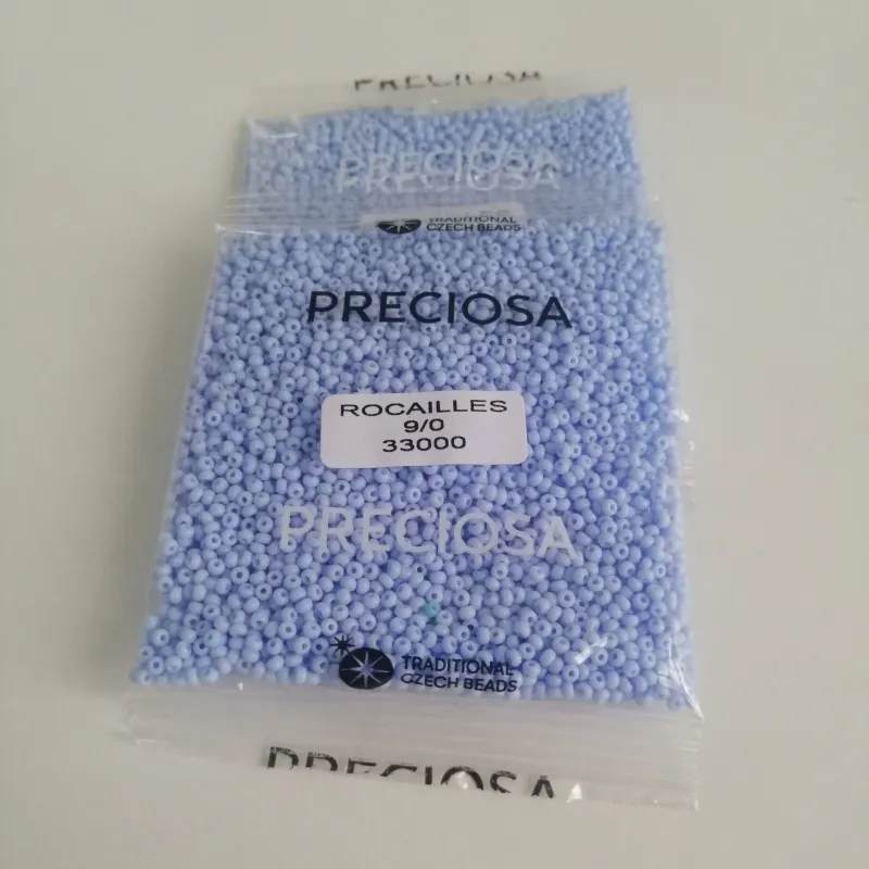 Preciosa Round Seed Beads 33000 9/0 52 gr. 1.8 Oz 6