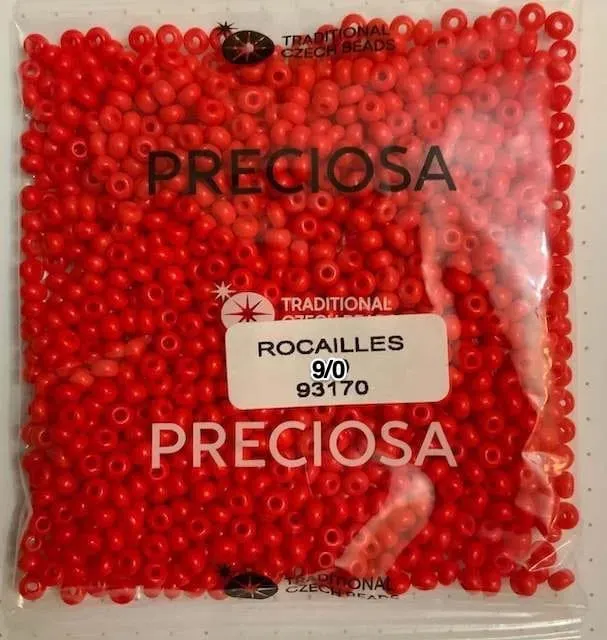 Preciosa Round Seed Beads 93170 9/0 50 gr. 1.7 Oz 3