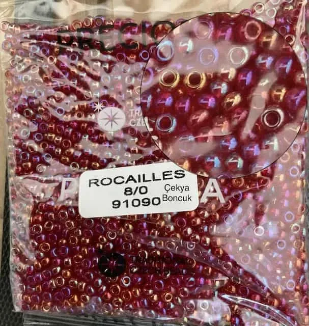 Preciosa Round Seed Beads 91090 8/0 3.5 Oz