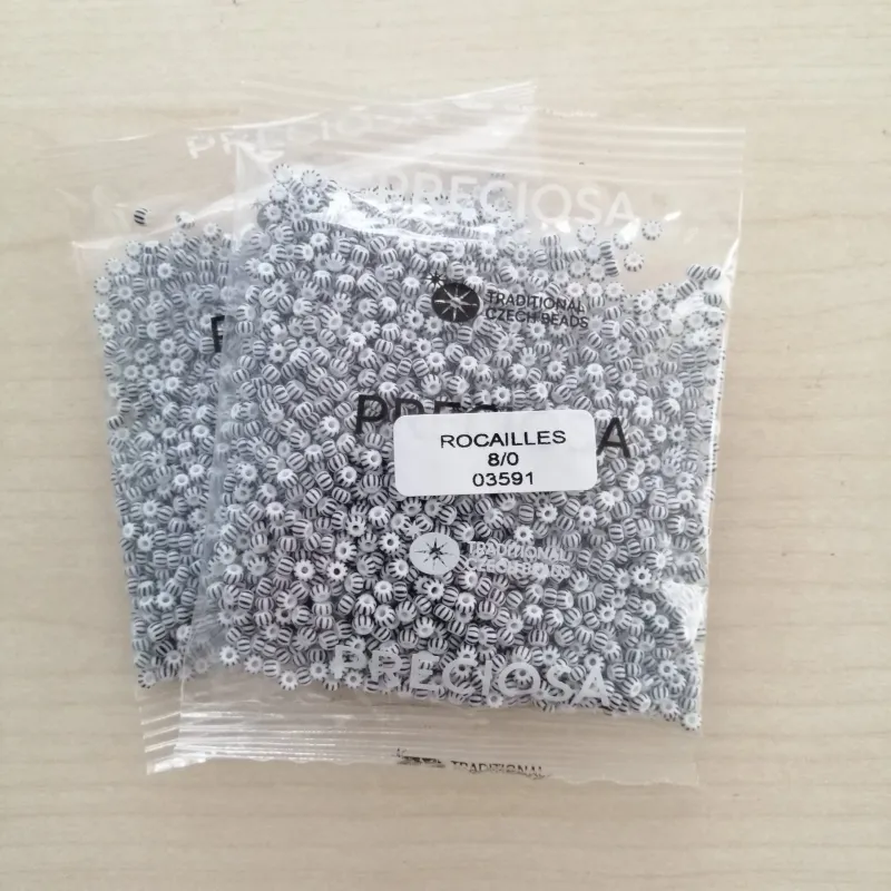 Preciosa Round Seed Beads 03591 8/0  3.5 Oz 2