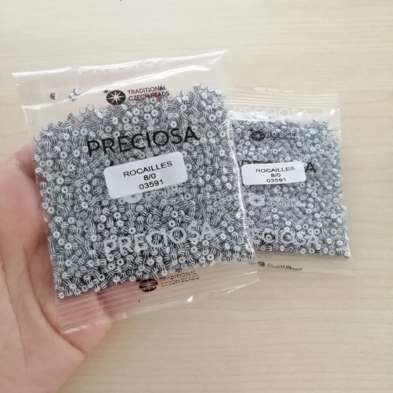 Preciosa Round Seed Beads 03591 8/0  3.5 Oz 4