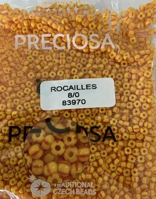 Preciosa Round Seed Beads 83970 8/0 3.5 Oz