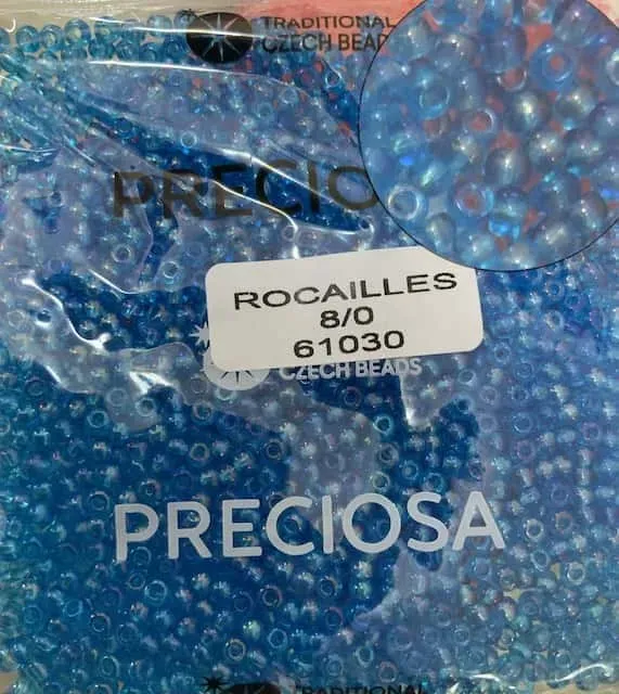 Preciosa Round Seed Beads 61030 8/0 3.5 Oz
