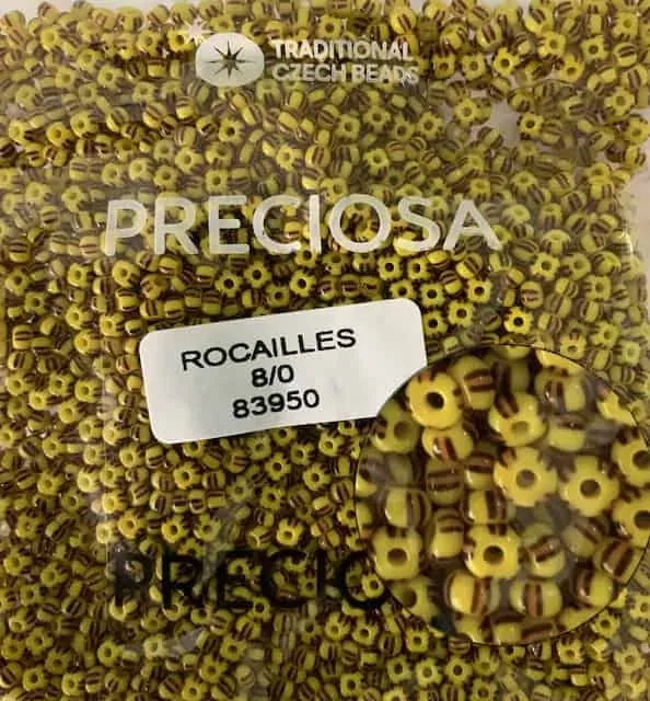 Preciosa Round Seed Beads 83950 8/0 3.5 Oz