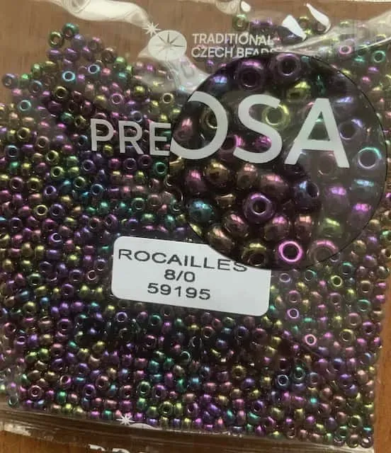 Preciosa Round Seed Beads 59195 8/0 3.5 Oz