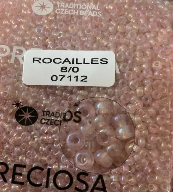 Preciosa Round Seed Beads 07112 8/0 3.5 Oz