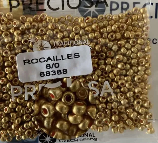 Preciosa Round Seed Beads 68388 8/0 3.5 Oz