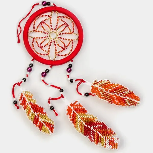 Bead Embroidery Kit On A Plastic Base LLPL-023