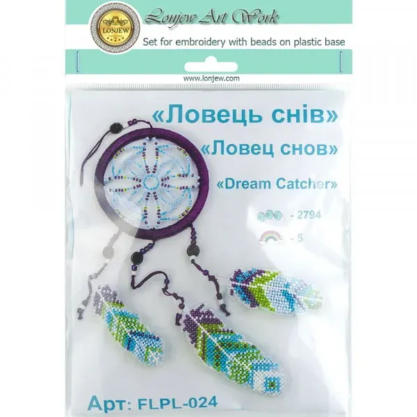 Bead Embroidery Kit On A Plastic Base LLPL-024 2