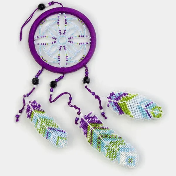 Bead Embroidery Kit On A Plastic Base LLPL-024