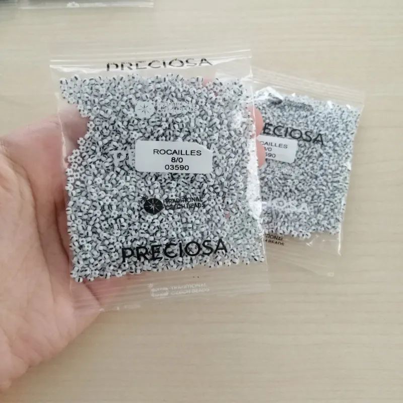 Preciosa Round Seed Beads 03590 8/0 3.5 Oz 2