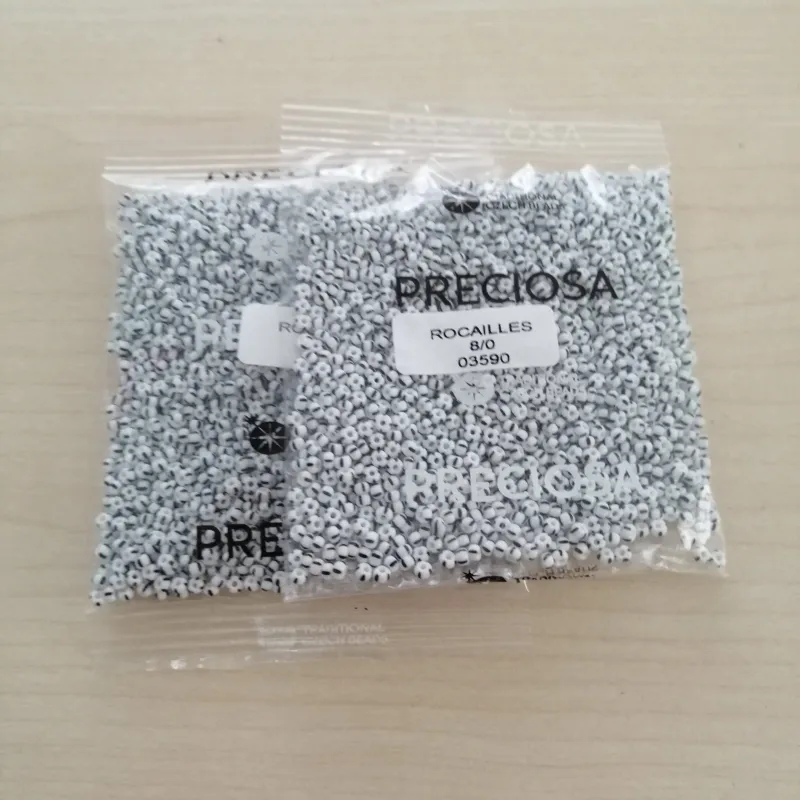 Preciosa Round Seed Beads 03590 8/0 3.5 Oz 4