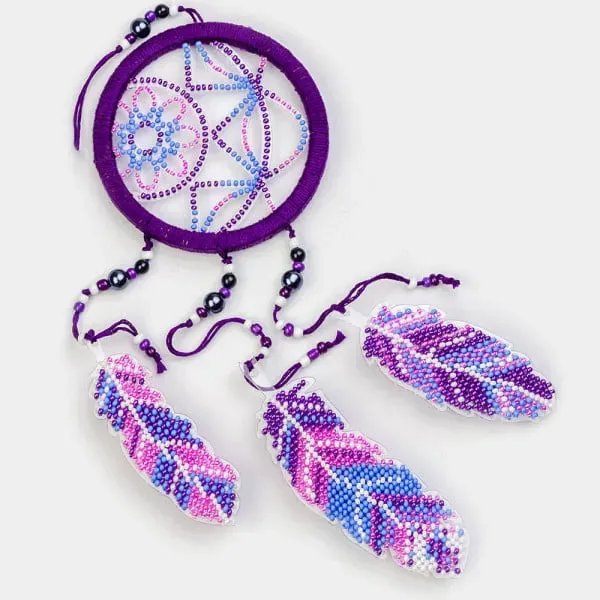 Bead Embroidery Kit On A Plastic Base LLPL-025