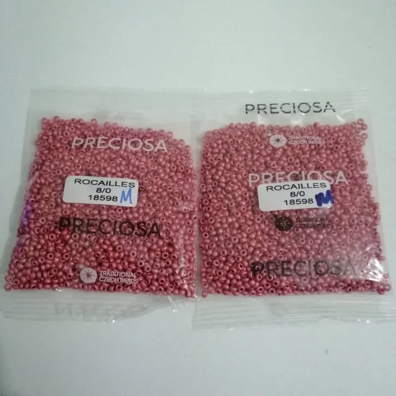 Preciosa Round Seed Beads 18598 8/0 3.5 Oz Matte 2