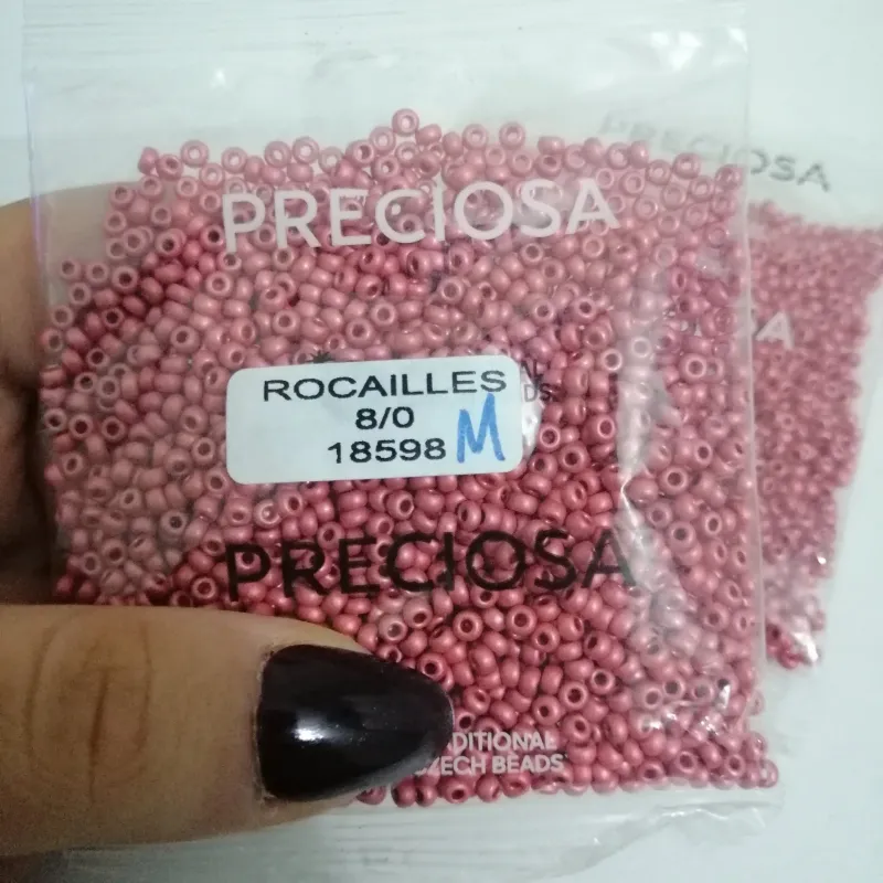 Preciosa Round Seed Beads 18598 8/0 3.5 Oz Matte