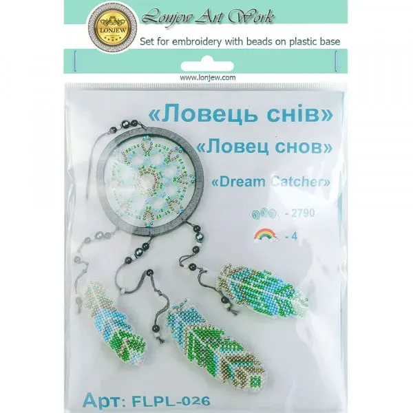 Bead Embroidery Kit On A Plastic Base LLPL-026 2