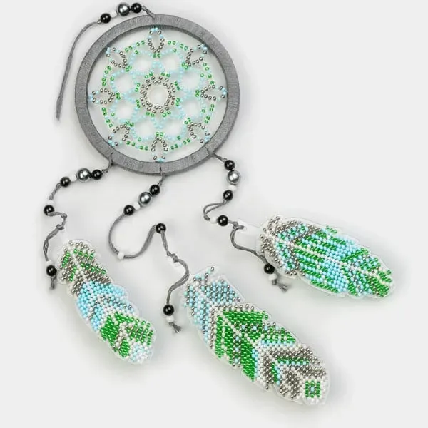 Bead Embroidery Kit On A Plastic Base LLPL-026