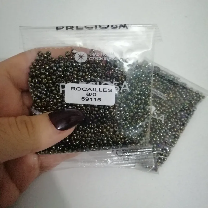Preciosa Round Seed Beads 59115 8/0 3.5 Oz 5