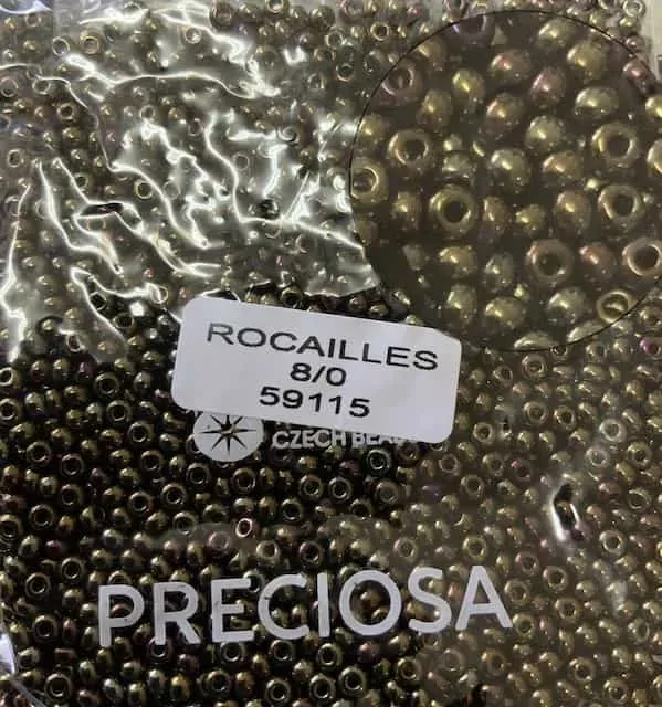 Preciosa Round Seed Beads 59115 8/0 3.5 Oz 6