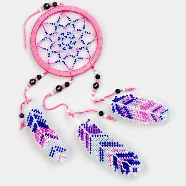 Bead Embroidery Kit On A Plastic Base LLPL-027
