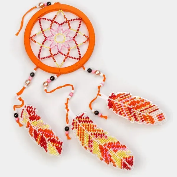 Bead Embroidery Kit On A Plastic Base LLPL-028