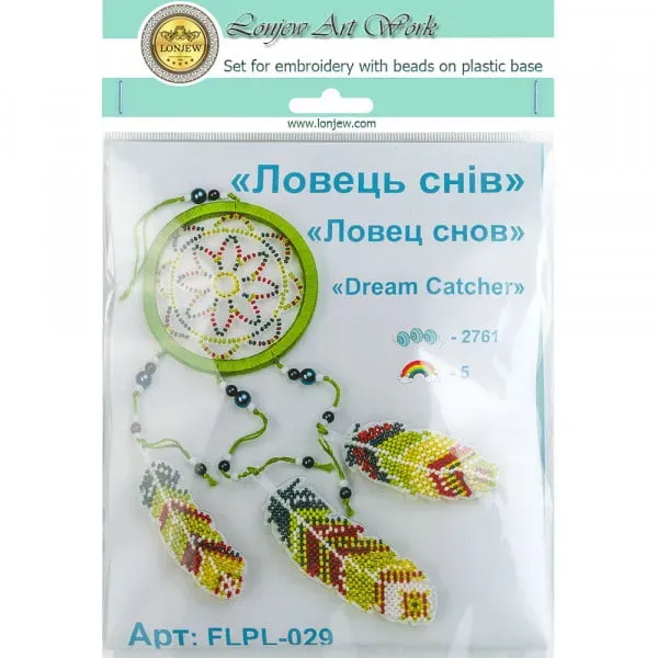 Bead Embroidery Kit On A Plastic Base LLPL-029 2