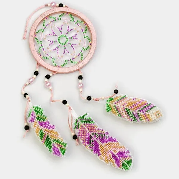 Bead Embroidery Kit On A Plastic Base LLPL-030