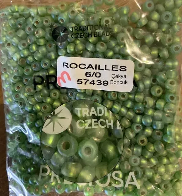 Preciosa Round Seed Beads 57439 6/0 3.5 Oz Matte