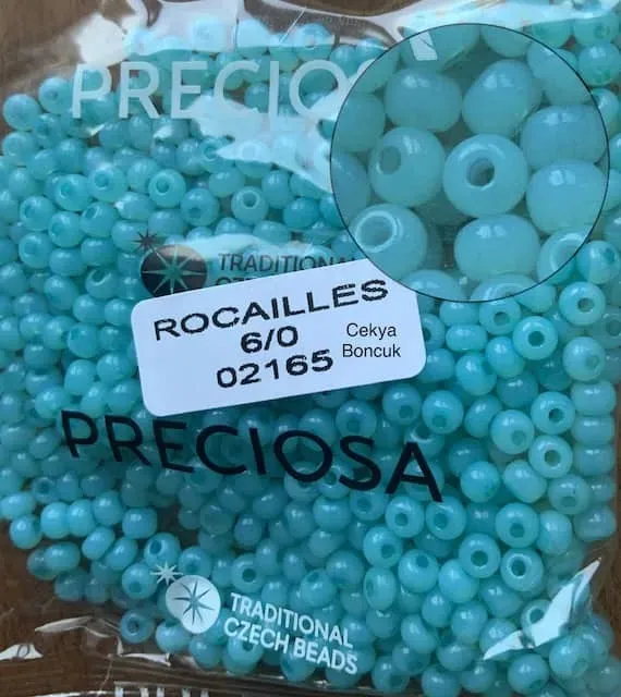 Preciosa Round Seed Beads 02165 6/0 3.5 Oz