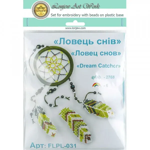 Bead Embroidery Kit On A Plastic Base LLPL-031 2