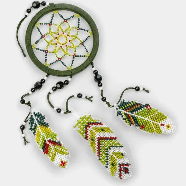 Bead Embroidery Kit On A Plastic Base LLPL-031