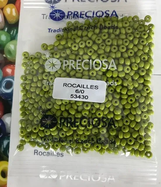 Preciosa Round Seed Beads 53430 6/0 3.5 Oz