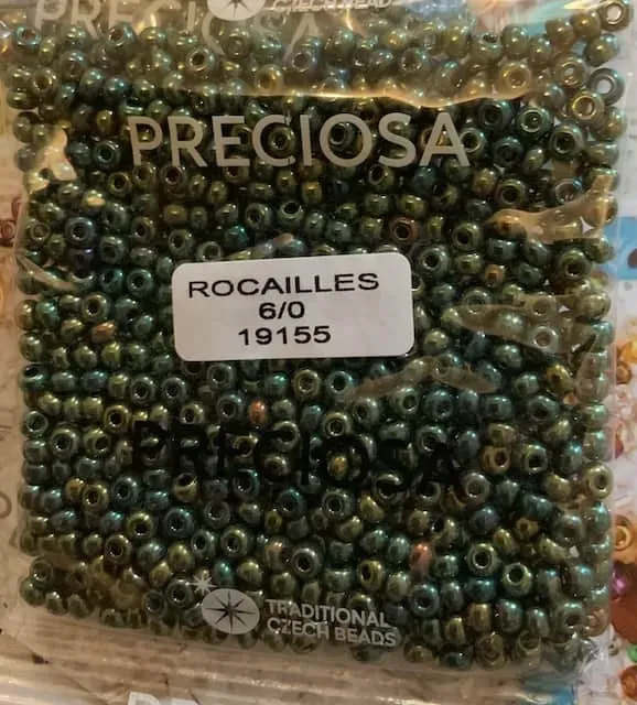Preciosa Round Seed Beads 19155 6/0 3.5 Oz