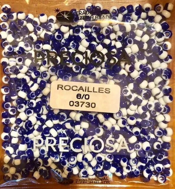 Preciosa Round Seed Beads 03730 6/0 3.5 Oz
