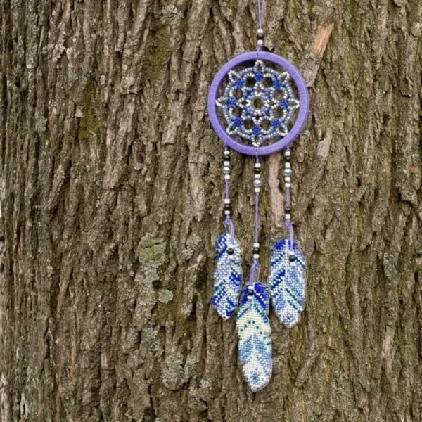 Bead Embroidery Kit On A Plastic Base LLPL-032 2