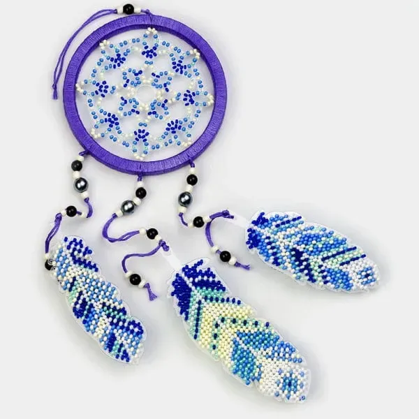 Bead Embroidery Kit On A Plastic Base LLPL-032