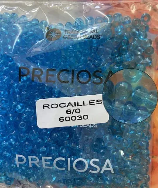 Preciosa Round Seed Beads 60030 6/0 3.5 Oz