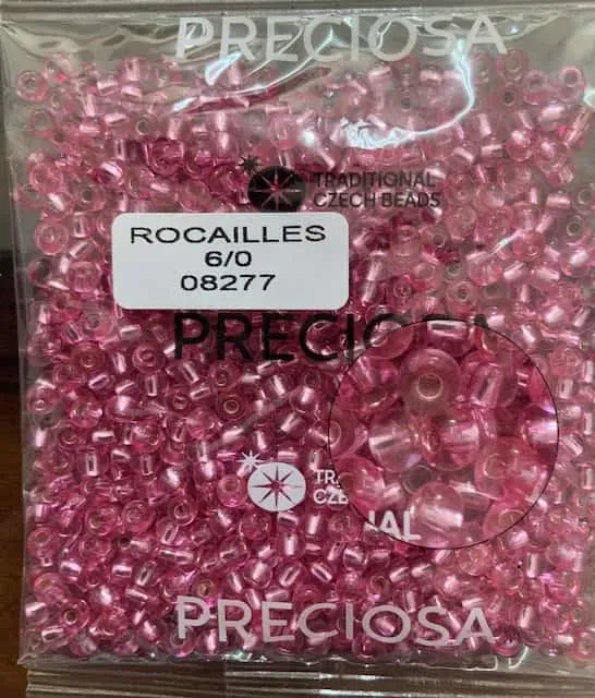 Preciosa Round Seed Beads 08277 6/0 3.5 Oz