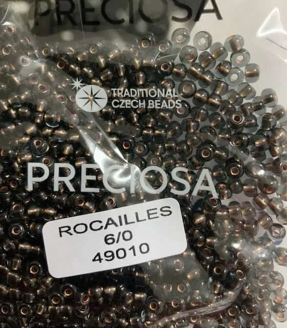 Preciosa Round Seed Beads 49010 6/0 3.5 Oz