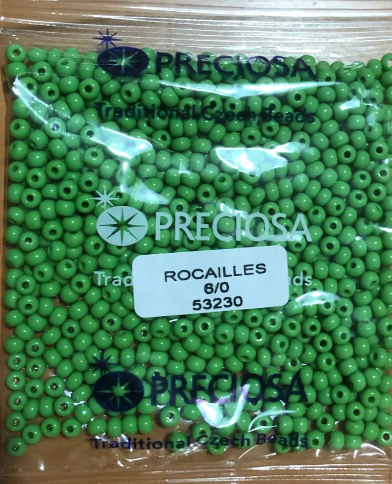 Preciosa Round Seed Beads 53230 6/0 50 gr. 1.7 Oz
