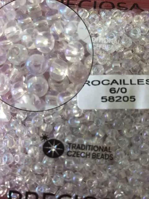 Preciosa Round Seed Beads 58205 6/0 3.5 Oz