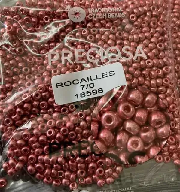 Preciosa Round Seed Beads 18598 7/0 3.5 Oz