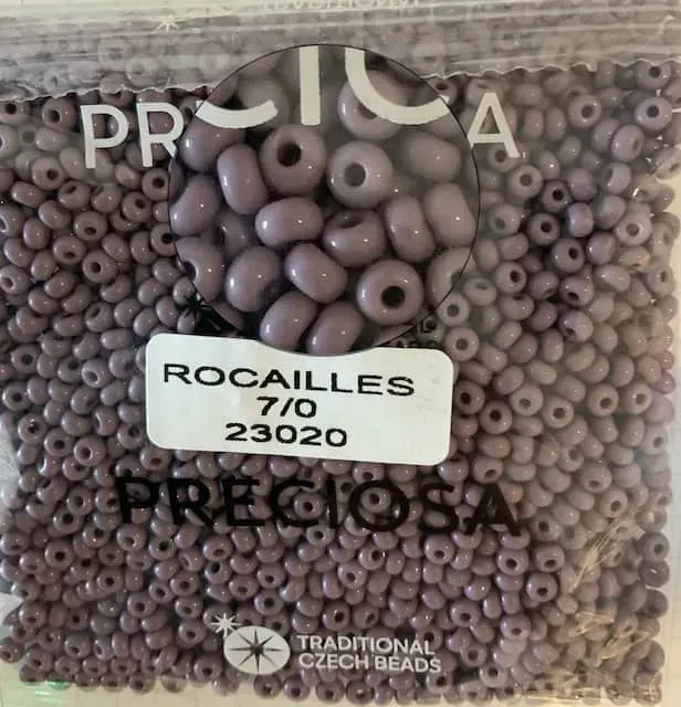 Preciosa Round Seed Beads 23020 7/0 50 gr. 1.7 Oz