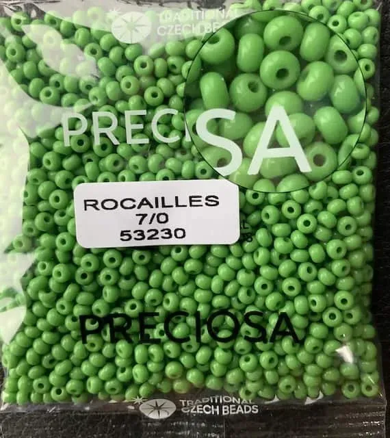 Preciosa Round Seed Beads 53230 7/0 50 gr. 1.7 Oz