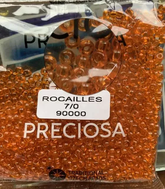 Preciosa Round Seed Beads 90000 7/0 3.5 Oz