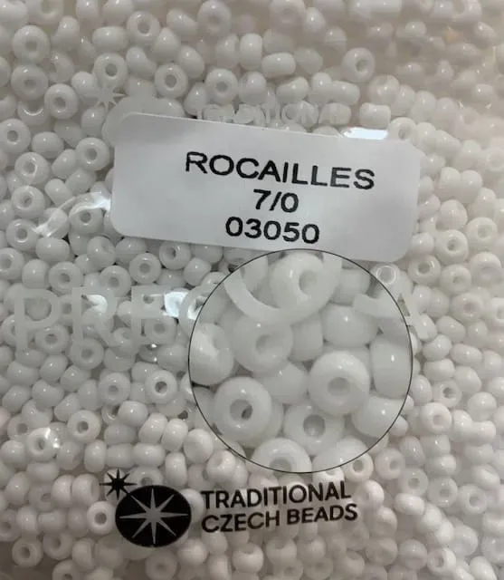Preciosa Round Seed Beads 03050 7/0 50 gr. 1.7 Oz