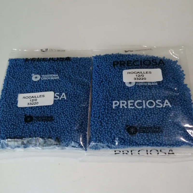 Preciosa Round Seed Beads 33220 12/0 3.5 Oz 3