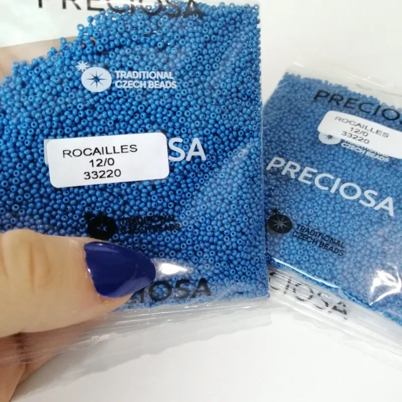 Preciosa Round Seed Beads 33220 12/0 3.5 Oz
